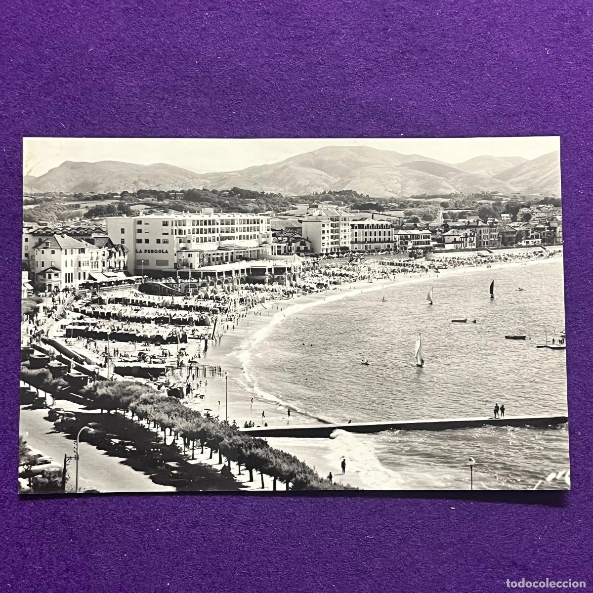 Postales: POSTAL DE SAN JUAN DE LUZ (PAIS VASCO FRANCES). LA PLAGE ET LES TRIOS COURONNES.