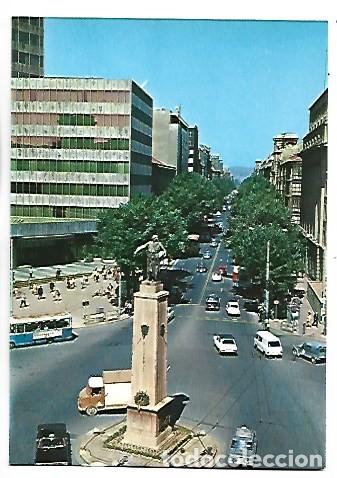 Postales: PLAZA ESPA&Ntilde;A Y GRAN VIA.- BILBAO