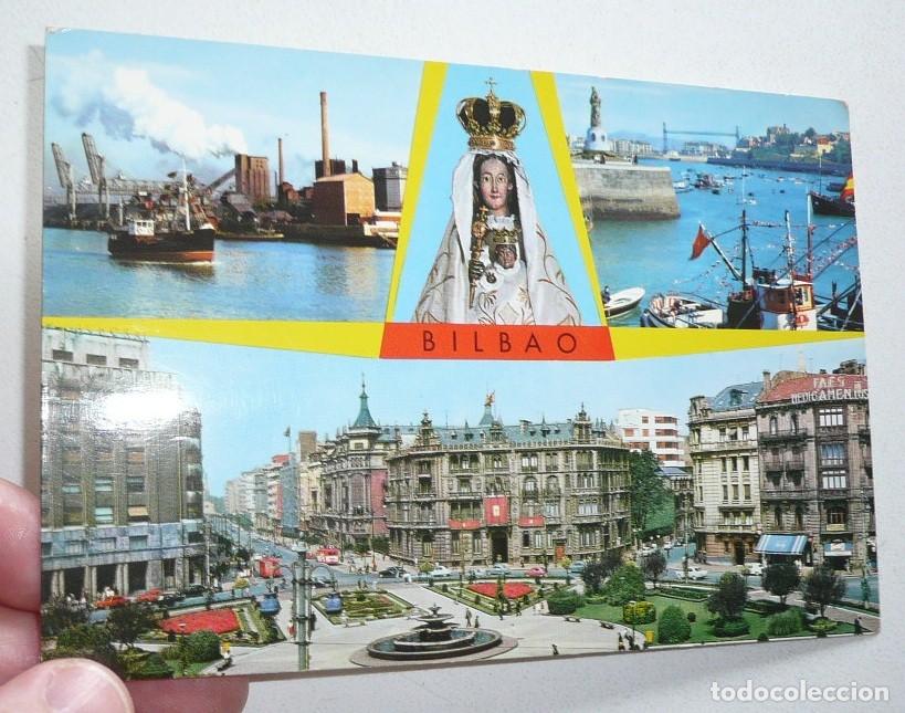 Postales: Postal Bilbao N&ordm; 77 Bellezas de la ciudad (fechada en el a&ntilde;o 1971)