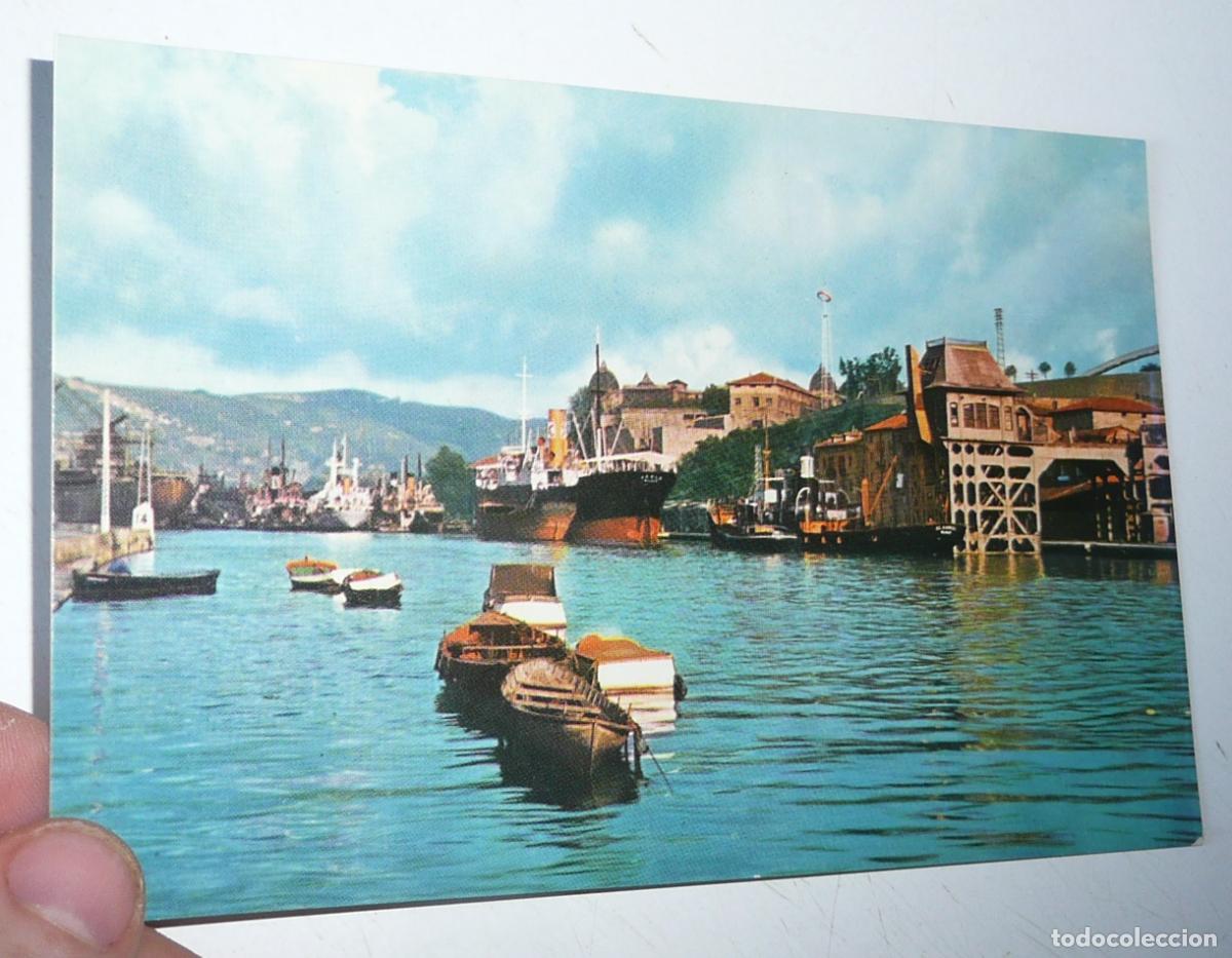 Postales: Postal Bilbao N&ordm; 5008 R&iacute;a. Cargaderos de Olaveaga Olabeaga (a&ntilde;os 60)