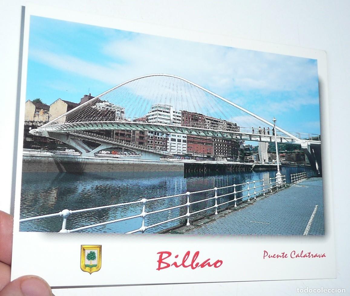 Postales: Postal Bilbao Puente Calatrava (1998)