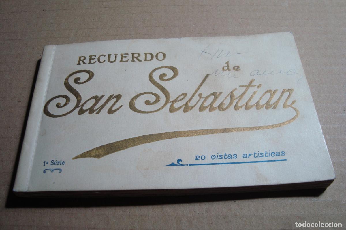 Postales: ANTIGUO LIBRO DE 20 POSTALES RECUERDO DE SAN SEBASTIAN. GREGORIO GALARZA 1&ordf; SERIE.