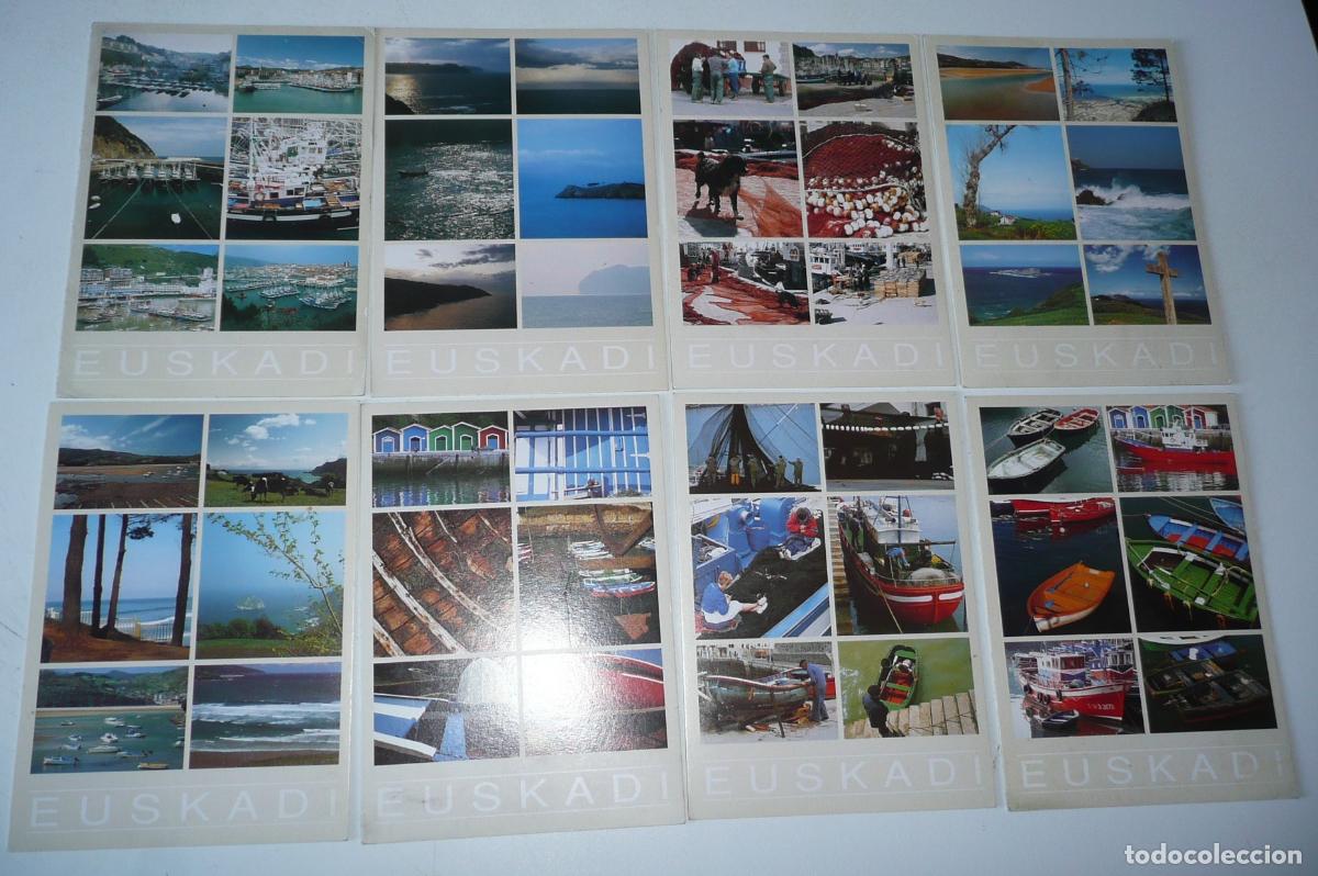 Postales: Lote de 8 postales Euskadi Pa&iacute;s Vasco Colecci&oacute;n Mirando al mar