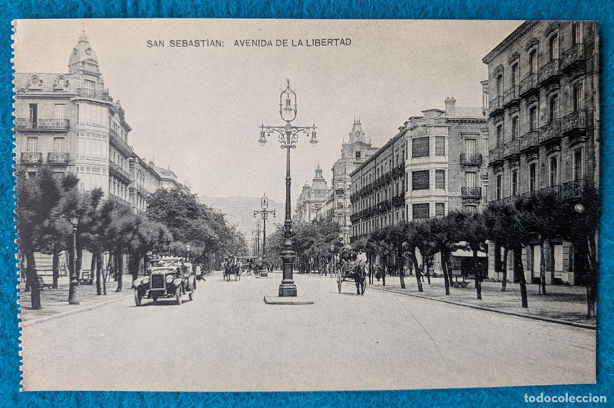 Postales: RW POSTAL SAN SEBASTIAN AVENIDA DE LA LIBERTAD P2048