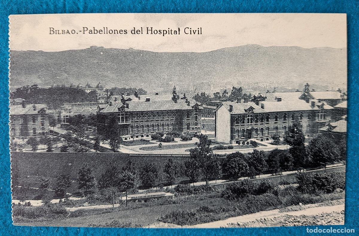 Postales: RW POSTAL BILBAO PABELLONES DEL HOSPITAL CIVIL P2051