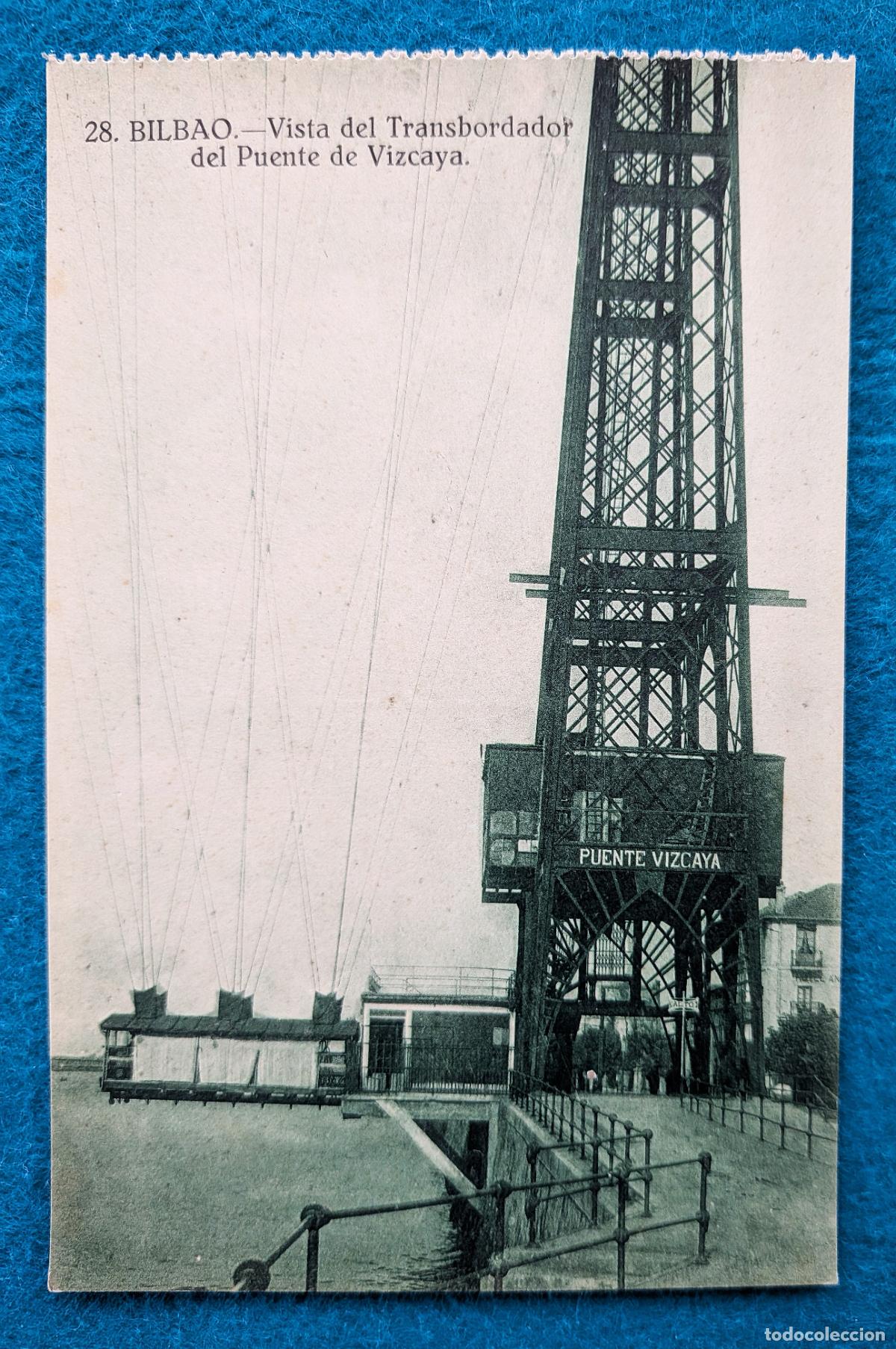Postales: RW POSTAL BILBAO VISTA DEL TRANSBORDADOR DEL PUENTE VIZCAYA P2054