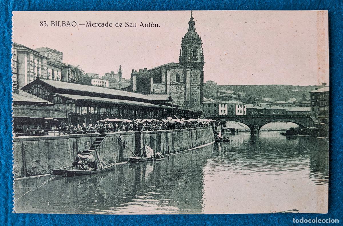 Postales: RW POSTAL BILBAO MERCADO DE SAN ANTON P2055