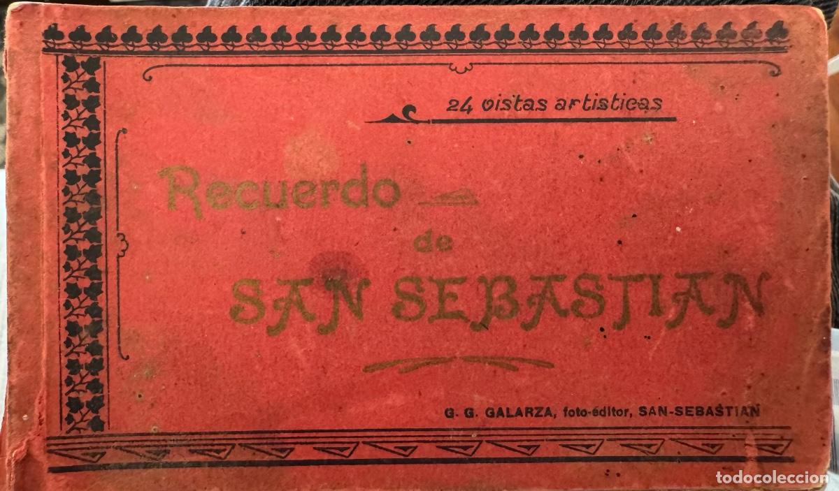 Postales: RECUERDO DE SAN SEBASTI&Aacute;N - 24 VISTAS ART&Iacute;STICAS- SE CONSERVAN 19 - EDITOR GREGORIO GONZ&Aacute;LEZ GALARZA