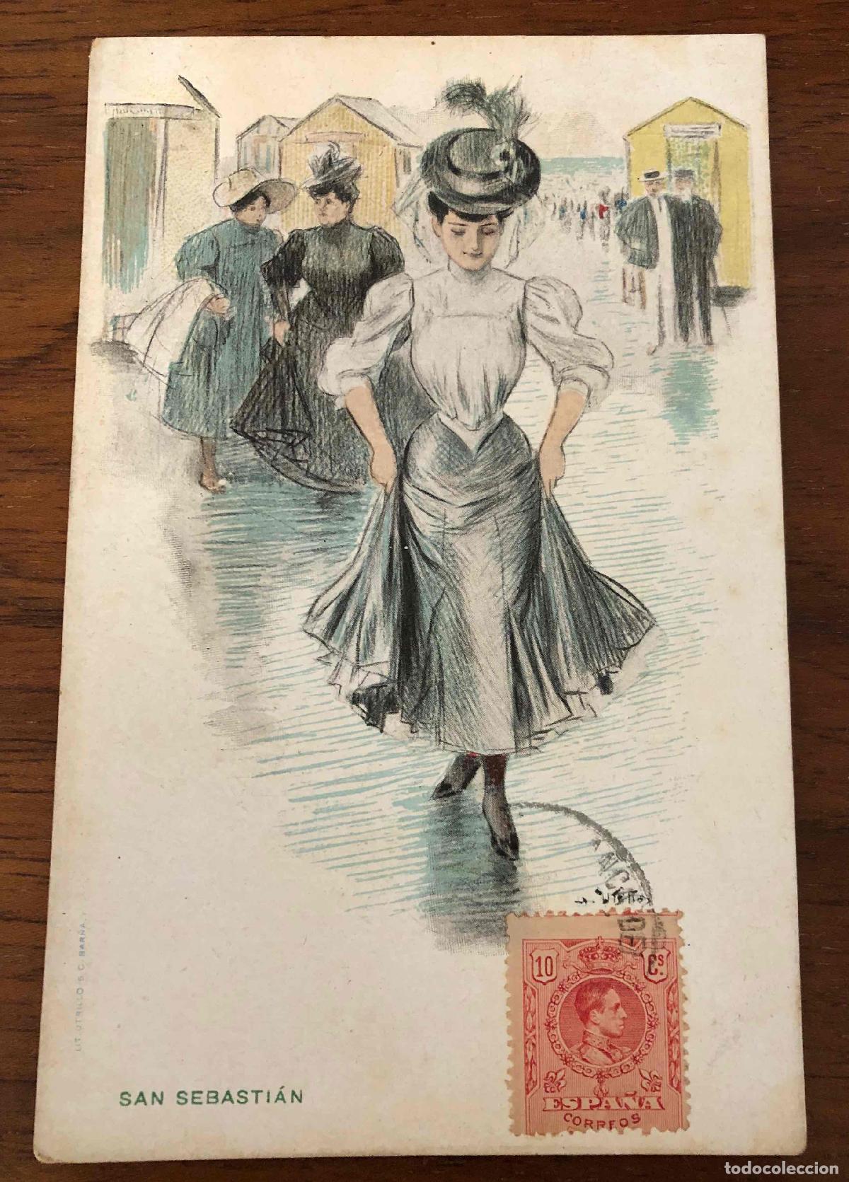 Postales: TARJETA POSTAL SAN SEBASTIAN. C.1925