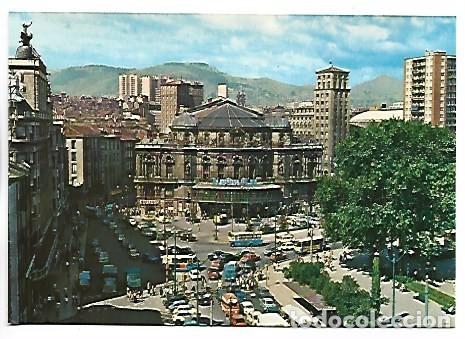 Postales: ARENAL Y TEATRO ARRIAGA.- BILBAO