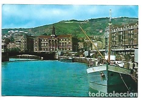 Postales: RIA Y AYUNTAMIENTO.- BILBAO