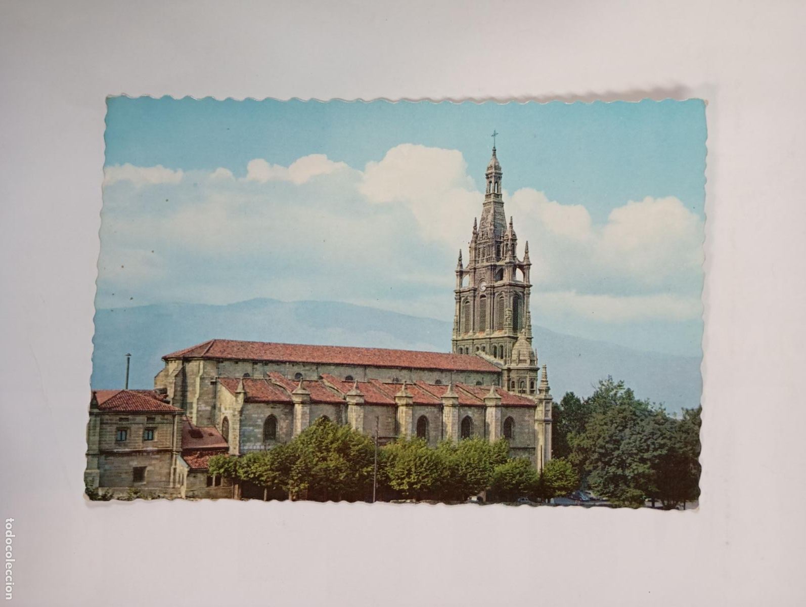 Postales: POSTAL DE BILBAO. BAS&Iacute;LICA DE NUESTRA SE&Ntilde;ORA DE LOYOLA. VIZCAYA. TDKP30G
