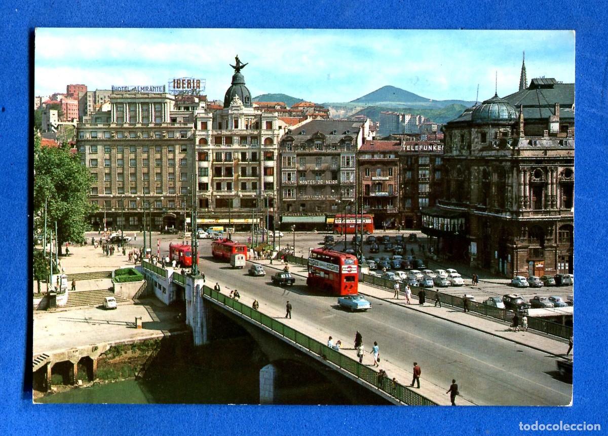 Postales: BILBAO 40 PUENTE DE LA VICTORIA EDITA GARCIA GARRABELLA