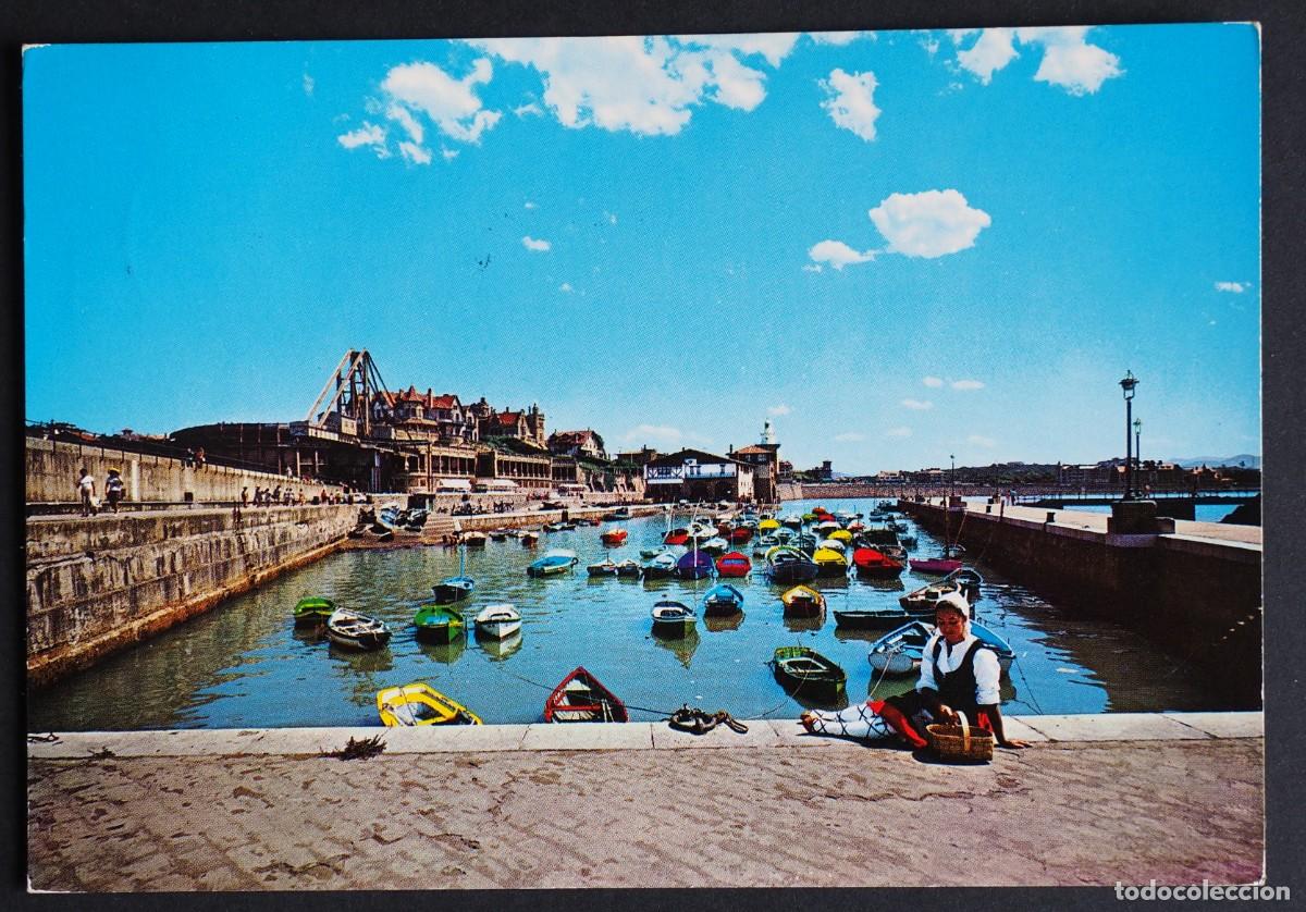 Postales: POSTAL DE ALGORTA (VIZCZYA): MUELLE DE ARRILUCE
