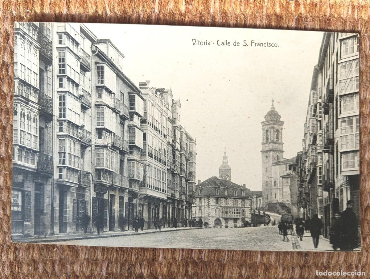 Postales: VITORIA - ALAVA - CALLE DE SAN FRANCISCO - ED. LINACERO