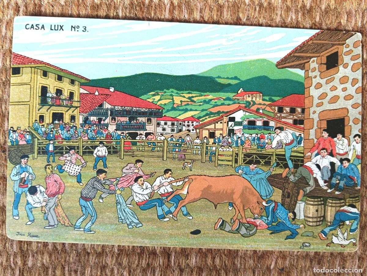 Postales: ESCENAS VASCAS - PAIS VASCO - EUSKADI - CASA LUX N&ordm; 3 - ILUSTRACION JOSE ARRUE