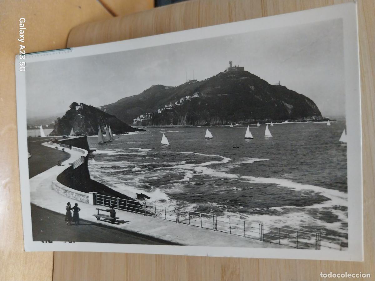 Postales: PASEO DE JOSE ANTONIO SAN SEBASTIAN ED FOTO GALARZA 142 A&Ntilde;O 1958 CIRCULADA VELEROS ANIMADA
