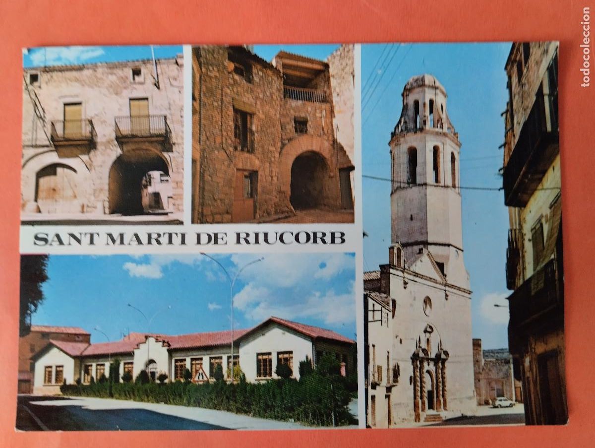 Postales: SANT MARTI DE RIUCORB - DIVERSOS ASPECTOS DE LA POBLACION