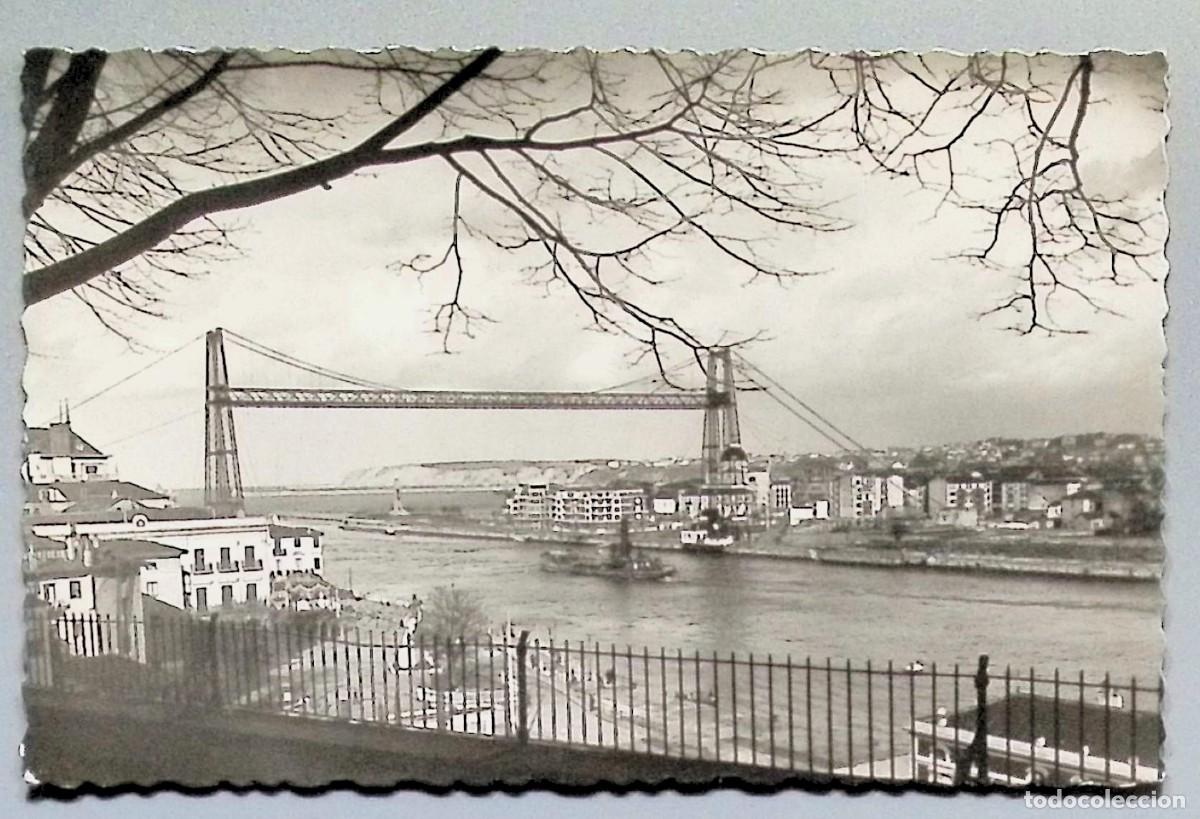 Postales: PORTUGALETE (Vizcaya). Puente de Vizcaya.Tarjeta postal fotogr&aacute;fica