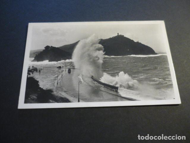 Postales: SAN SEBASTIAN MAR GRUESA EN EL CANTABRICO