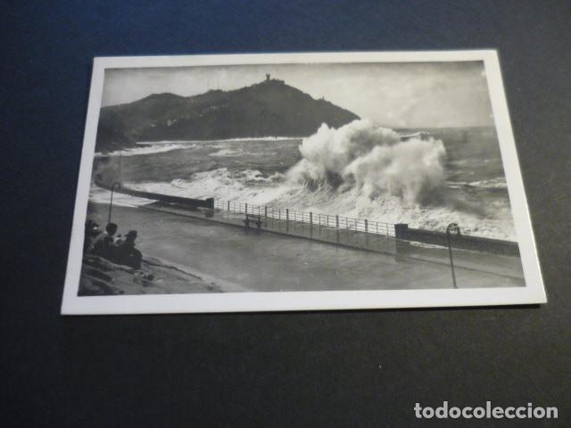 Postales: SAN SEBASTIAN GRANDES MAREAS EN EL CANTABRICO