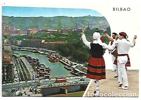 Postales: PUENTE DE LA VICTORIA Y RIA - VICTORY BRIDGE FRITH.- BILBAO