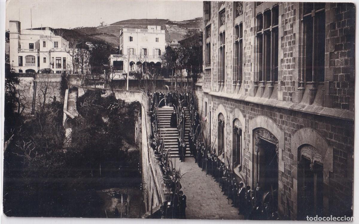 Postales: Postal fotogr&aacute;fica. Domingo de Ramos en el Instituto Vizcaino, Plaza de san Miguel
