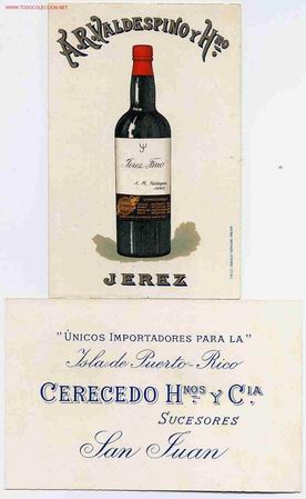 Postales: POSTAL 8 PUBLICIDAD VALDESPINO JEREZ FINO