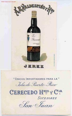 Postales: POSTAL  10  PUBLICIDAD VALDESPINO JEREZ INOCENTE