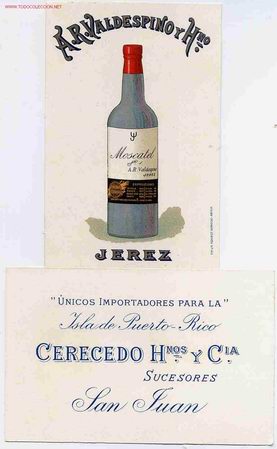Postales: POSTAL  11  PUBLICIDAD VALDESPINO JEREZ MOSCATEL