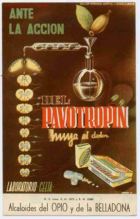 Postales: POSTAL  20  PUBLICIDAD FARMACIA PAVOTROPIN