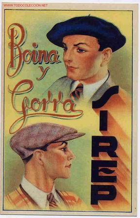 Postkarten: POSTAL 25 PUBLICIDAD BOINAS Y GORRAS SIREP O PERIS