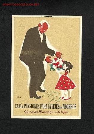 Postales: Postal publicitaria de la Caixa de Pensions de Catalunya - Foto 1