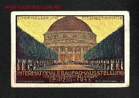 Postales: Postal publicitaria de LEIPZIG de 1913 - Foto 1
