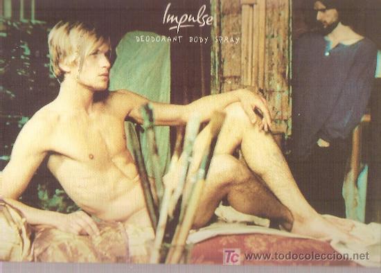 Postais: Postal publicitaria de desodorante body spray Impulse.