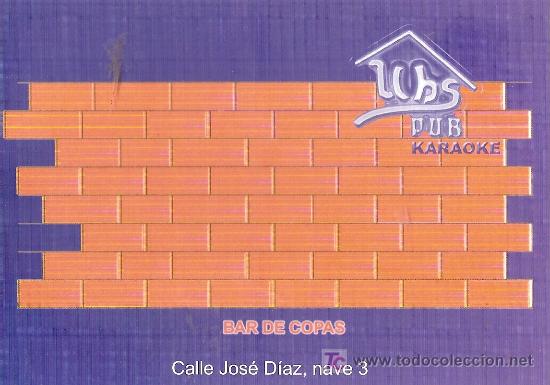 Postales: Postal de bar de copas Ubs Pub Karaoke, de Sevilla. - Foto 1