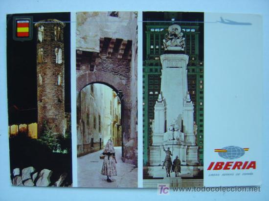 Postales: Postal IBERIA - ANDORRA - MALLOCA - MADRID - Foto 1