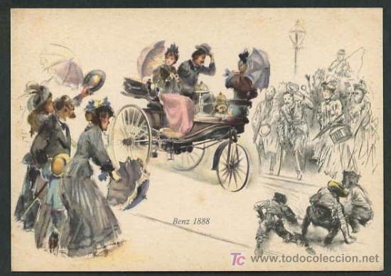 Postales: *Mercedes Benz 1888* Nueva. - Foto 1