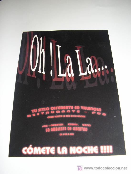 Postales: oh la la cafe valencia-2007 - Foto 1
