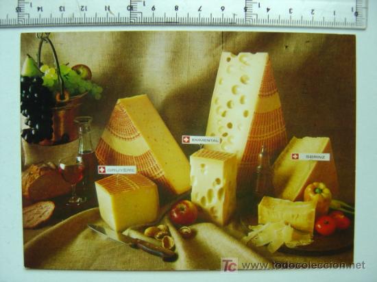 Postales: SWITZERLAND - EL AUTENTICO QUESO SUIZO - Foto 1