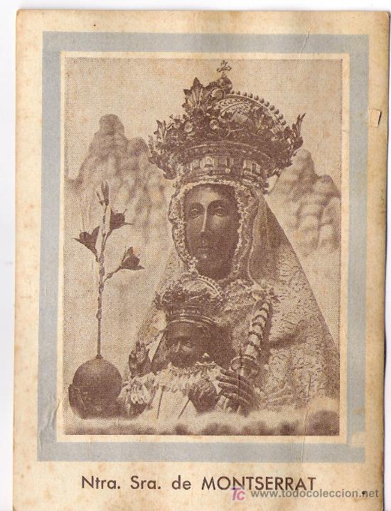 Postales: CRUZ ROJA ESPA&Ntilde;OLA   A&Ntilde;OS 5O   -DONATIVO-   **NTRA SRA DE MONTSERRAT**