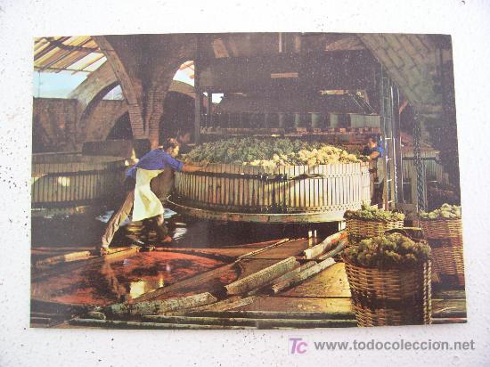 Postales: postal cavas codorniu - prensado de la uva    (1971, sin circular) - Foto 1