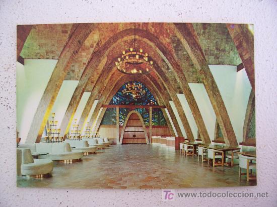 Postales: postal cavas codorniu - sala de recepcion puig y cadafalch    (1971, sin circular) - Foto 1