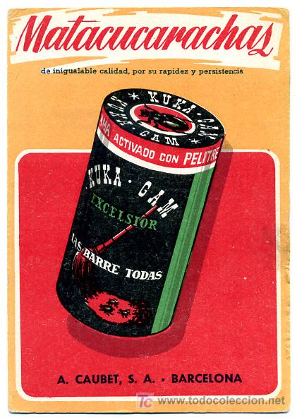 Postales: POSTAL PUBLICIDAD  MATACUCARACHAS EXCELSIOR, A. CAUBET ,  P16199