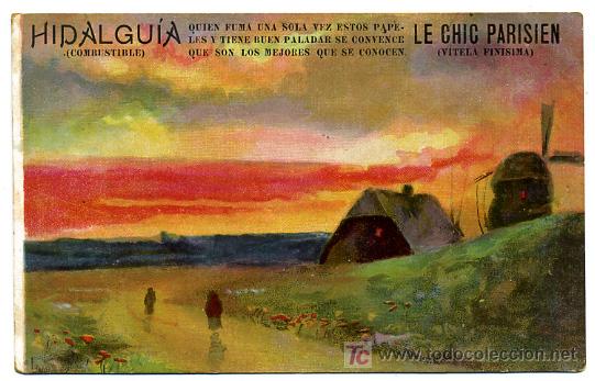 Postales: POSTAL PUBLICIDAD  HIDALGUIA ,PAPEL COMESTIBLE, ILUSTRADA,  P16292