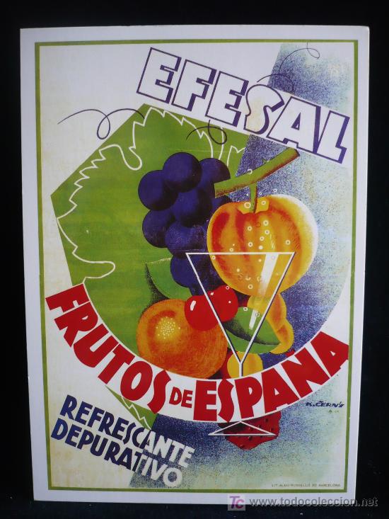 Postales: FRUTOS DE ESPA&Ntilde;A. SIN CIRCULAR - Foto 1