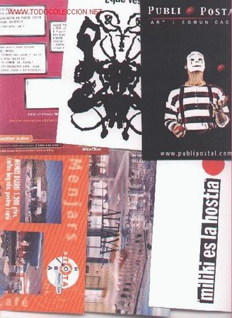 Postkarten: postal7-94. Postales Publicitarias. 6 diferentes