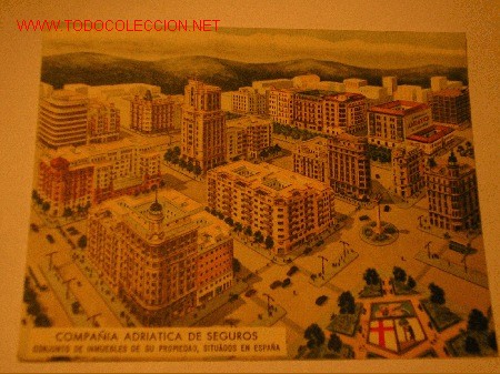 Postales: COMPA&Ntilde;IA ADRIATICA DE SEGUROS - Foto 1