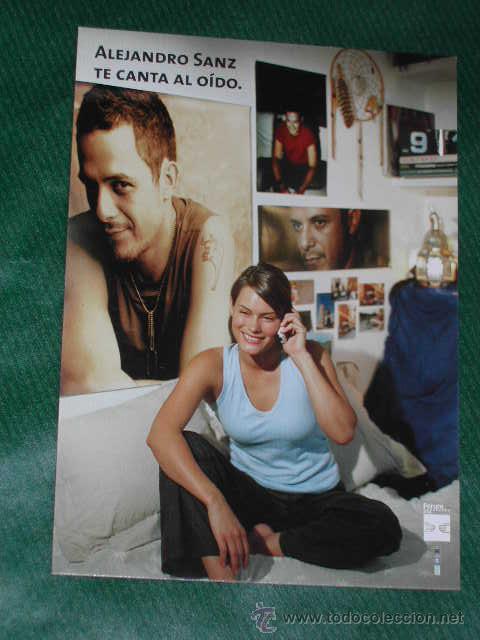 Postales: Postal Alejandro Sanz (Movistar - Postalfree 2004) - Foto 1