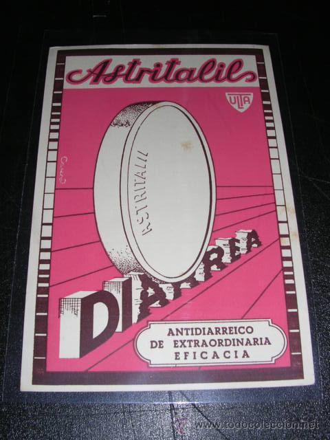 Postales: ASTRITALIL DIARREA - ZARAGOZA - Foto 1